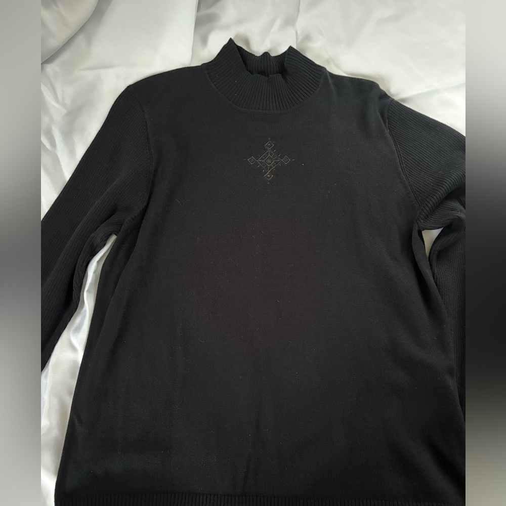 Bob Mackie Black Sweater Women’s Large